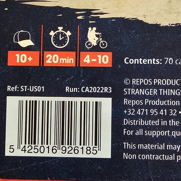 Netflix Stranger Things: Attack of the Mindflayer Card Game Colorblind Friendly - Picture 9 of 13